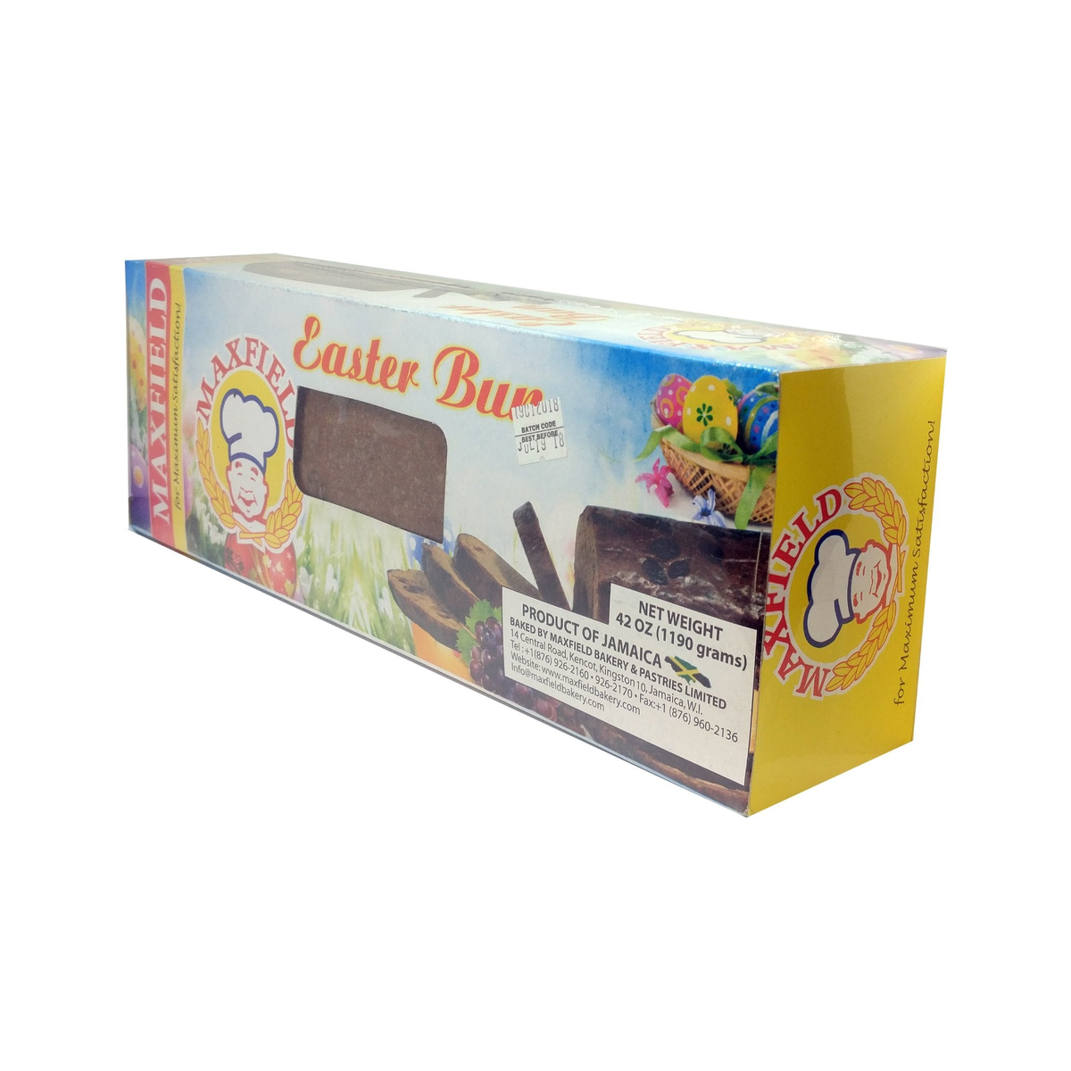 42oz Maxfield Easter Bun — Maxfield Bakery Jamaica