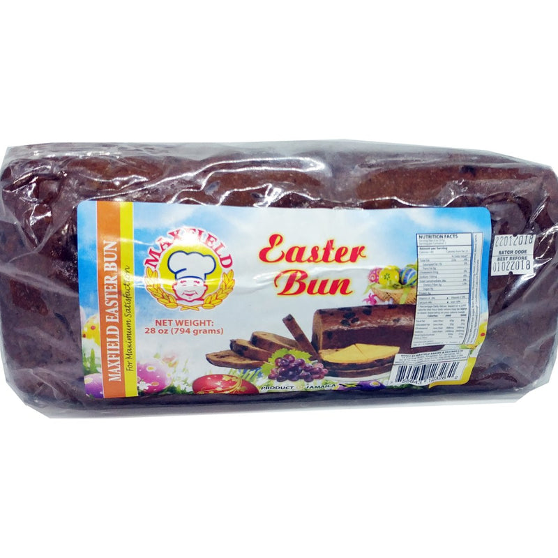 28oz Maxfield Easter Bun in Gift Box - Traditional Jamaican Easter Bun
