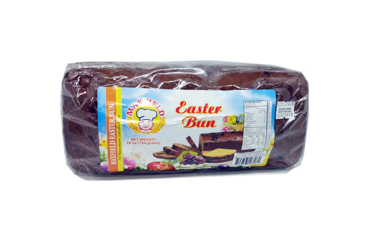 28oz Maxfield Easter Bun in Gift Box - Traditional Jamaican Easter Bun