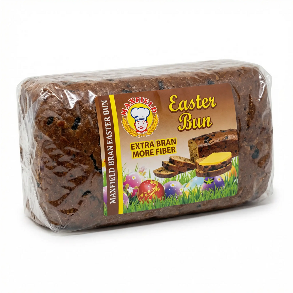 36oz Bran Maxfield Easter Bun - Healthier Jamaican Easter Bun